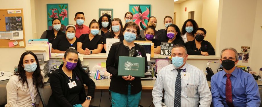 Maria Furtado with the team (nurses)