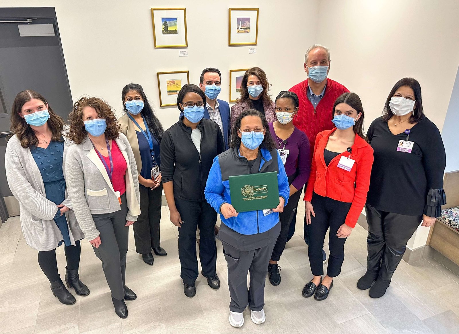Daisy Maria and whole nursing team