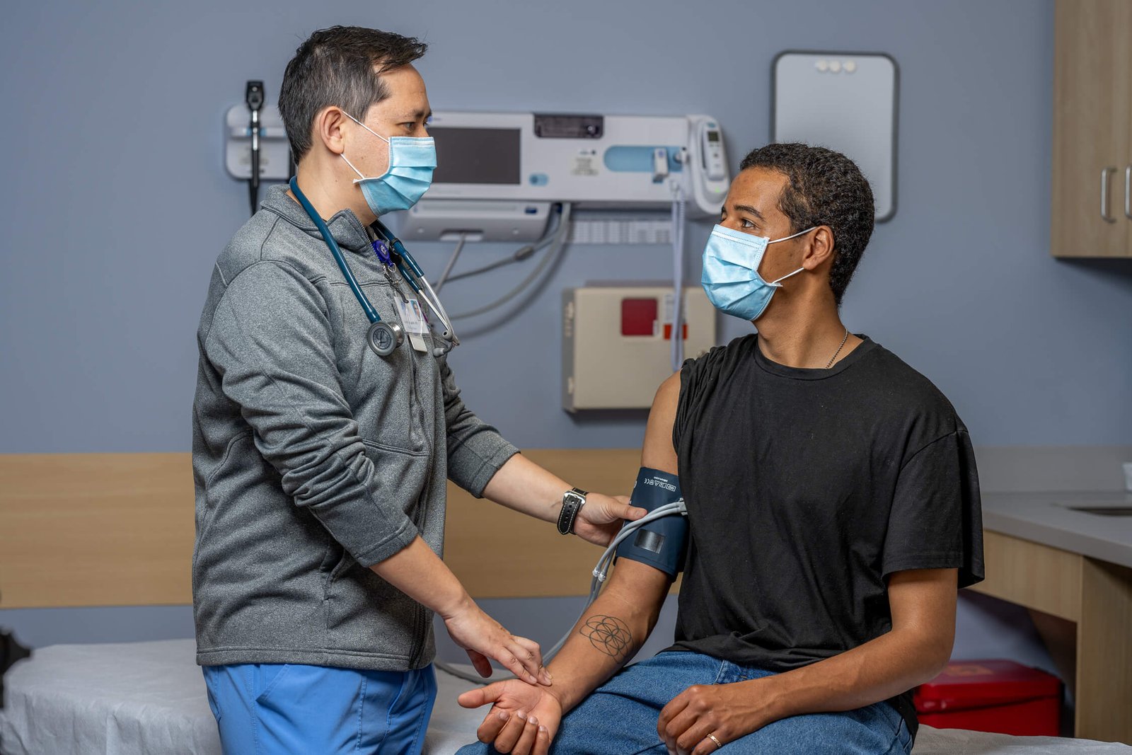 Doctor patient examination