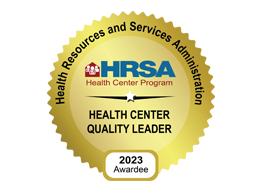 HRSA (gold) Health Center Quality Leader (2023 Awadee)