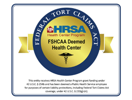 HRSA FTCA Deemed Health Center – federally recognized health center