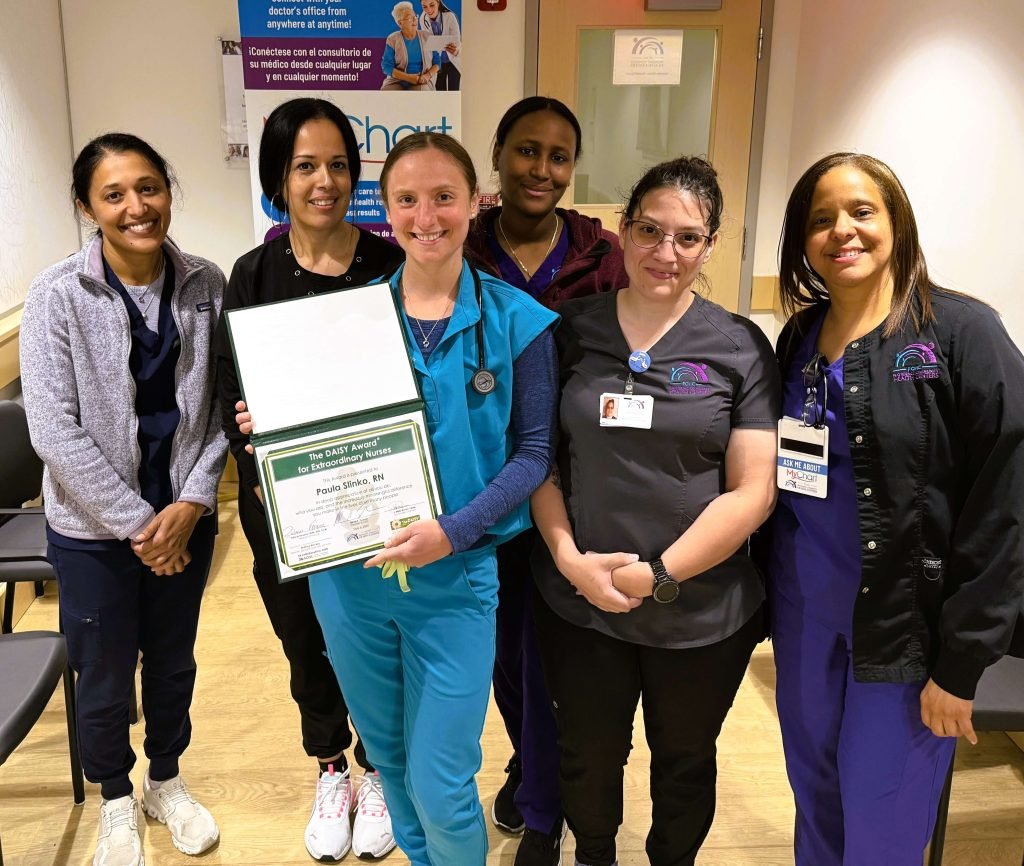 Photo of Paula Slinko is latest recipient of DAISY Award for Extraordinary Nurses